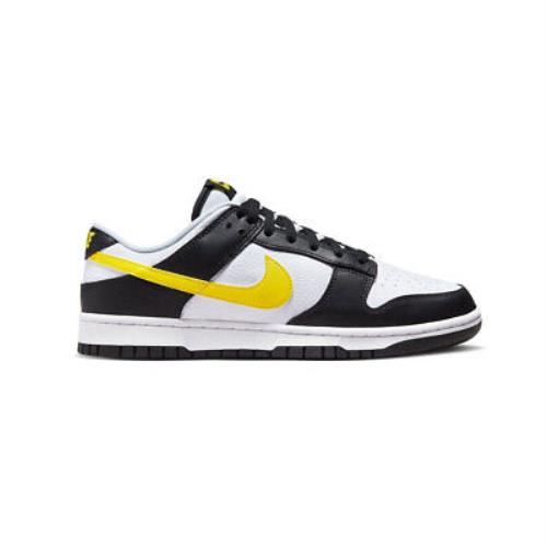 Nike Men`s Dunk Low FQ2431-001 Black/opti Yellow SZ 5-15