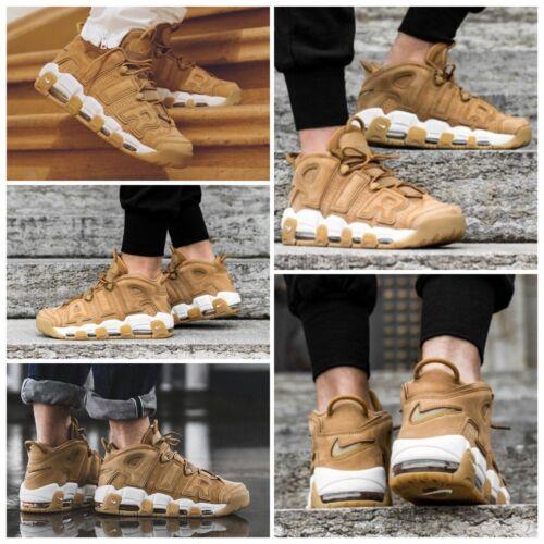 DX3375-700 Womens Nike Air More Uptempo Quilted Wheat Gum