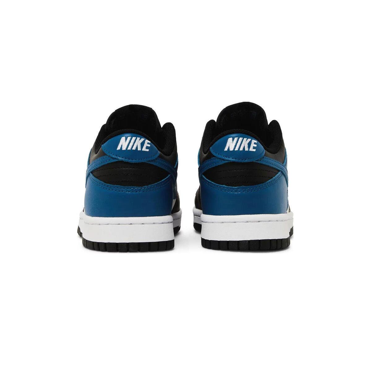 Nike Dunk Low Industrial Blue GS DH9765-104 White/black/blue SZ 1Y-7Y - White/Black/Blue