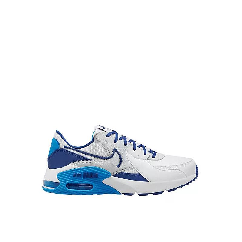 Nike Air Max Excee Men`s Athletic Gym Workout Running Sneakers White/Sky Blue
