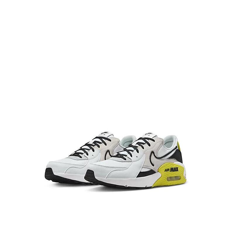 Nike Air Max Excee Men`s Athletic Gym Workout Running Sneakers White/Yellow