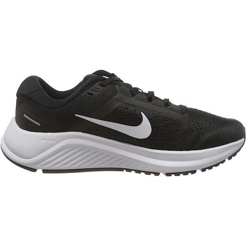 Women Nike Air Zoom Structure 23 Black White CZ6721-001 - Black, White