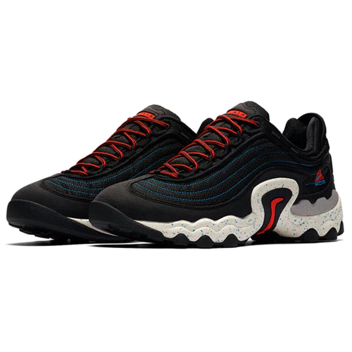 Nike Acg Air Skarn Black Habanero Red CD2189 001 Men`s Sneakers - Black