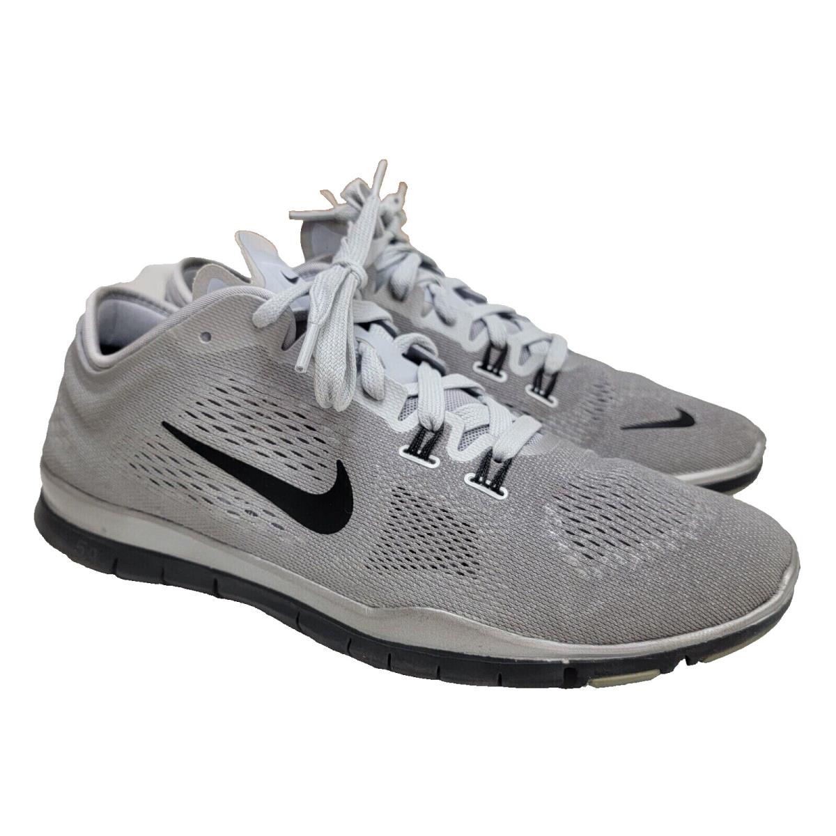 Nike Free 5.0 Trainers TR Fit 4 Gray Black White Size 9.5 Womens 629637 002 SporTipTop