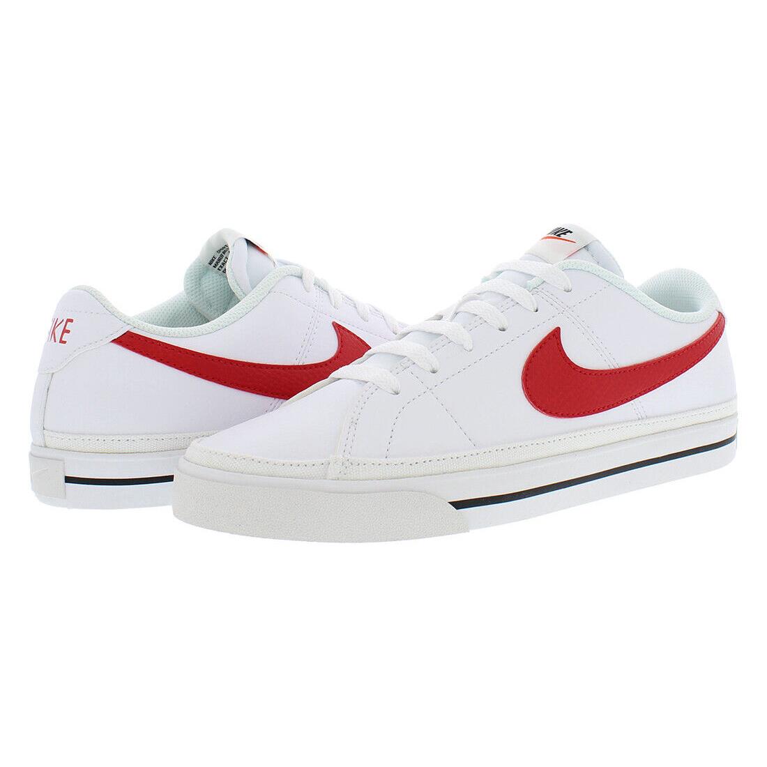 Nike Court Legacy NN Unisex Shoes Size 12 Color: White/university Red - White, Main: White
