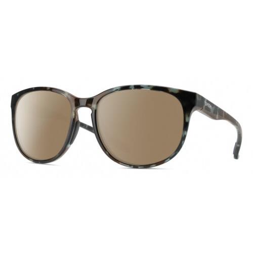 Smith Lake Shasta Unisex Cateye Polarized Sunglasses in Tortoise Blue Black 56mm Amber Brown Polar