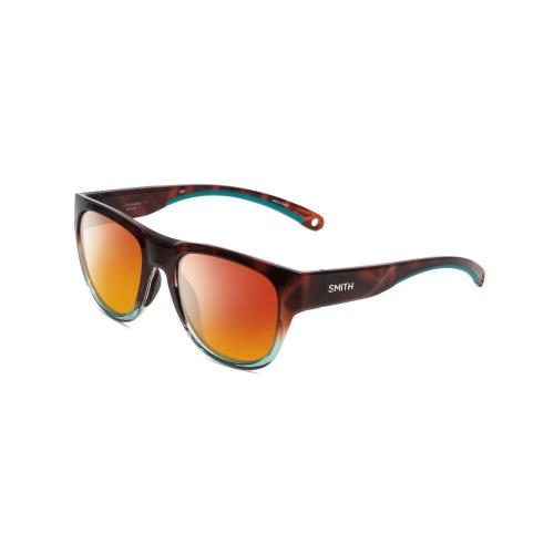 Smith Rockaway Women Cateye Polarized Sunglasses in Tortoise Brown 52mm 4 Option Red Mirror Polar