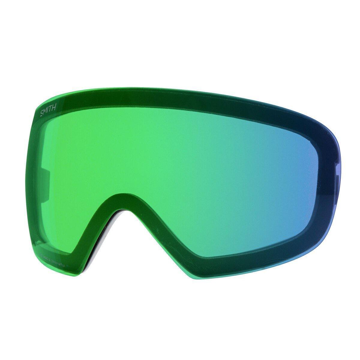 Smith IO Mag S Replacement Lenses Chromapop Chromapop Everyday Green Mirror