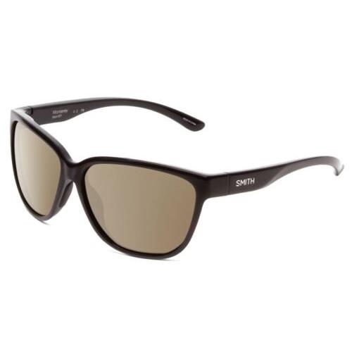 Smith Monterey Ladies Cateye Polarized Sunglasses in Gloss Black 58 mm 4 Options Amber Brown Polar