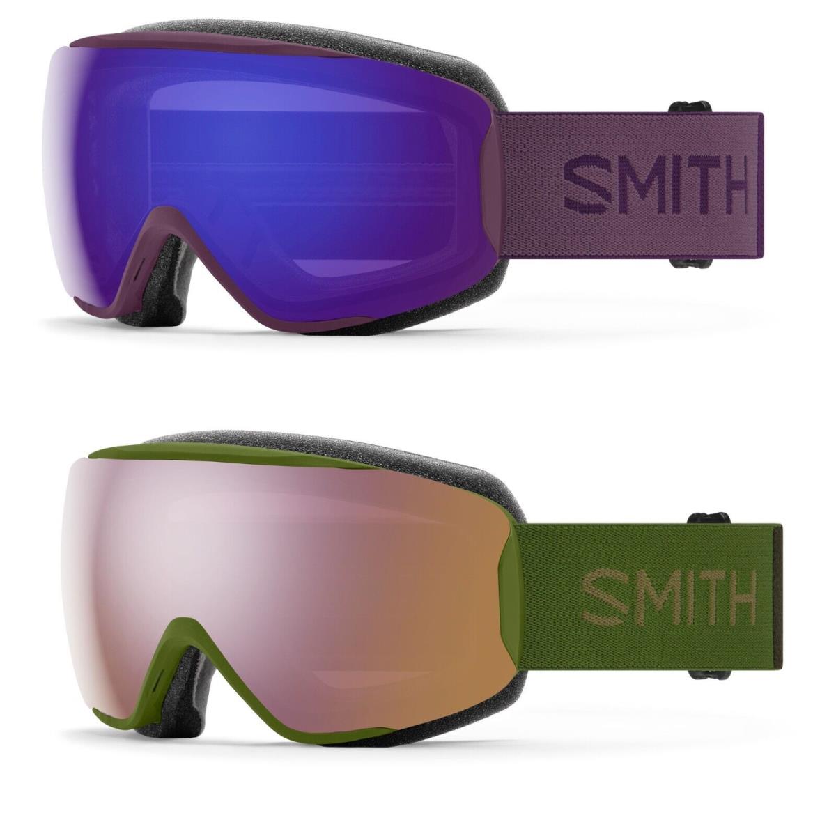 Smith Women`s Moment Ski Snowboard Snowmobile Chromapop Mirror Lens Small Fit