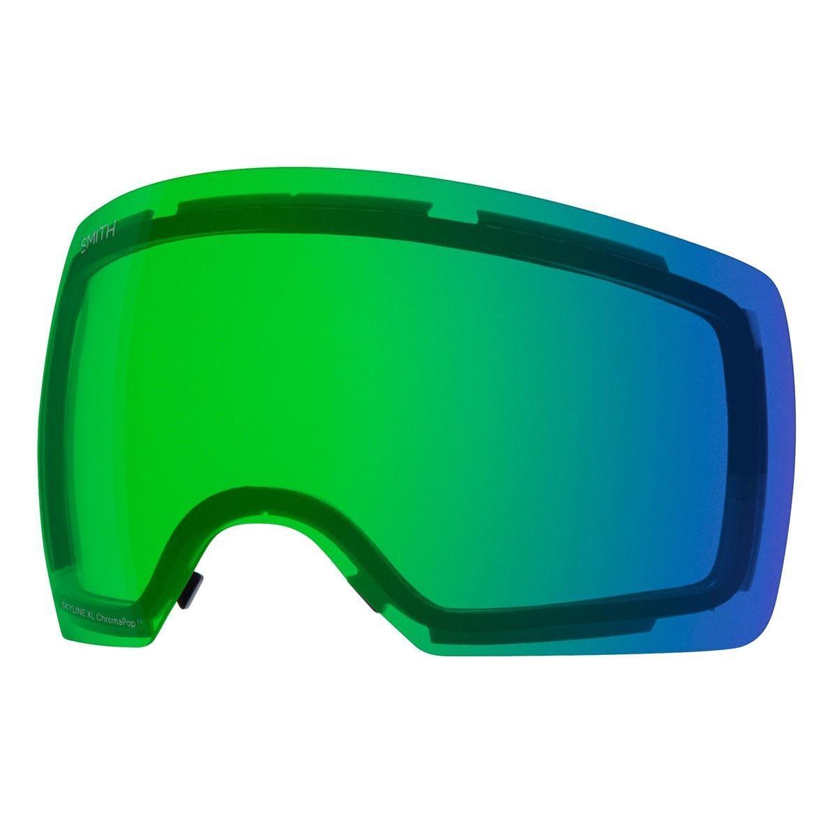 Smith Skyline XL Replacement Lenses Chromapop Chromapop Everyday Green Mirror