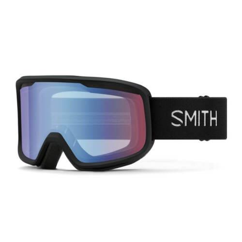 Smith Frontier Goggles Black - Blue Sensor Mirror