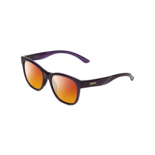 Smith Caper Cateye Polarized Sunglasses in Midnight Black Purple 53 mm 4 Options Red Mirror Polar