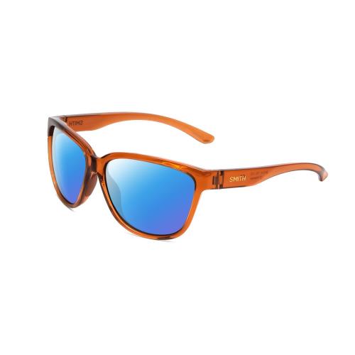 Smith Monterey Ladies Cateye Polarized Sunglasses Crystal Tobacco 58mm 4 Options Blue Mirror Polar