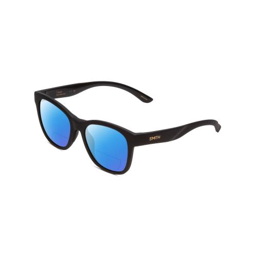 Smith Caper Women Cateye Polarized Bi-focal Sunglasses in Black 53 mm 41 Options Blue Mirror