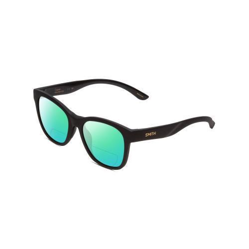 Smith Caper Women Cateye Polarized Bi-focal Sunglasses in Black 53 mm 41 Options Green Mirror