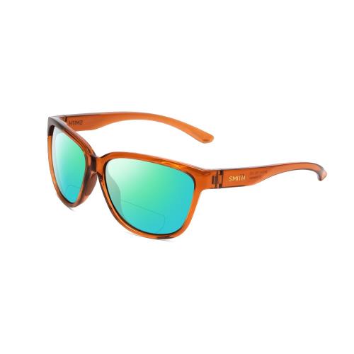 Smith Monterey Lady Cateye Polarized Bi-focal Sunglasses Tobacco 58mm 41 Options - Frame: Multicolor, Lens: Green Mirror