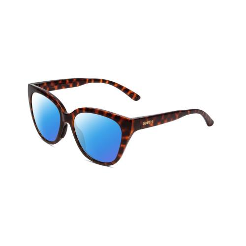 Smith Era Cateye Designer Polarized Sunglasses in Tortoise Gold 55 mm 4 Options Blue Mirror Polar