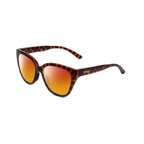 Smith Era Cateye Designer Polarized Sunglasses in Tortoise Gold 55 mm 4 Options Red Mirror Polar