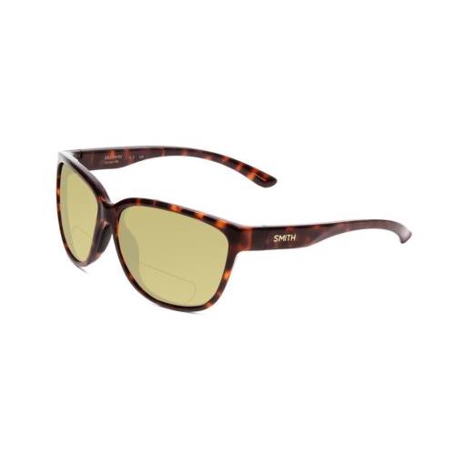 Smith Monterey Women Cateye Polarized Bi-focal Sunglasses in Tortoise Brown 58mm Yellow