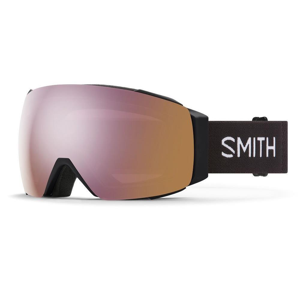 Smith IO Mag Goggles 2 Chromapop Magnetic Lenses Black - Chromapop Everyday Rose Gold Mirror