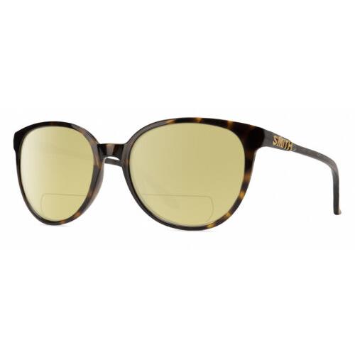 Smith Cheetah Cateye Polarized Bifocal Sunglasses in Tortoise Havana Brown 54 mm