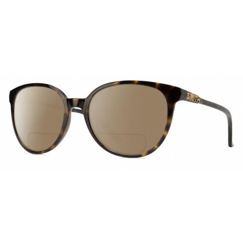 Smith Cheetah Cateye Polarized Bifocal Sunglasses in Tortoise Havana Brown 54 mm Brown