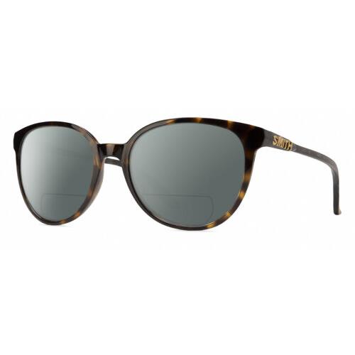 Smith Cheetah Cateye Polarized Bifocal Sunglasses in Tortoise Havana Brown 54 mm Grey