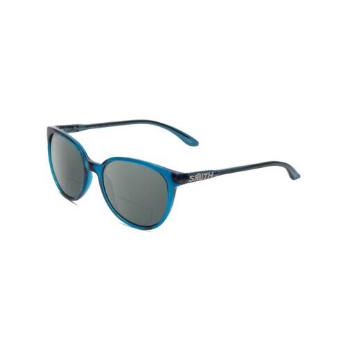 Smith Cheetah Women Cateye Polarized Bi-focal Sunglasses in Blue 54mm 41 Options Grey