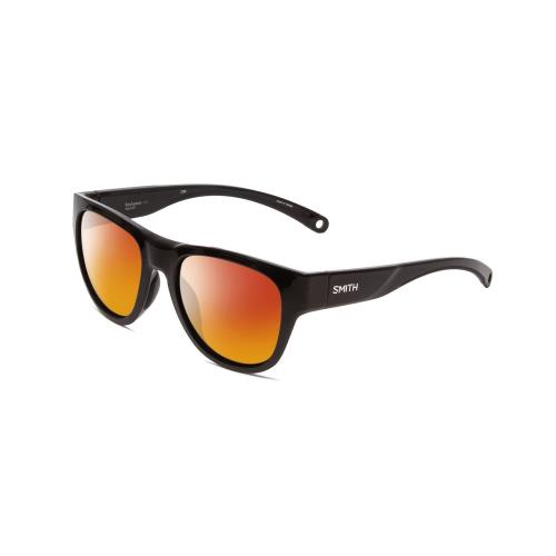 Smith Rockaway Women Cateye Polarized Sunglasses in Black 52mm Choose Lens Color Red Mirror Polar