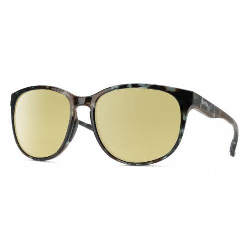 Smith Lake Shasta Unisex Cateye Polarized Bifocal Sunglasses Tortoise Blue 56 mm
