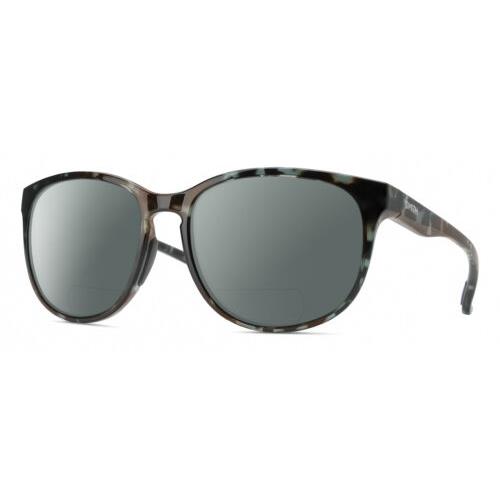 Smith Lake Shasta Unisex Cateye Polarized Bifocal Sunglasses Tortoise Blue 56 mm Grey