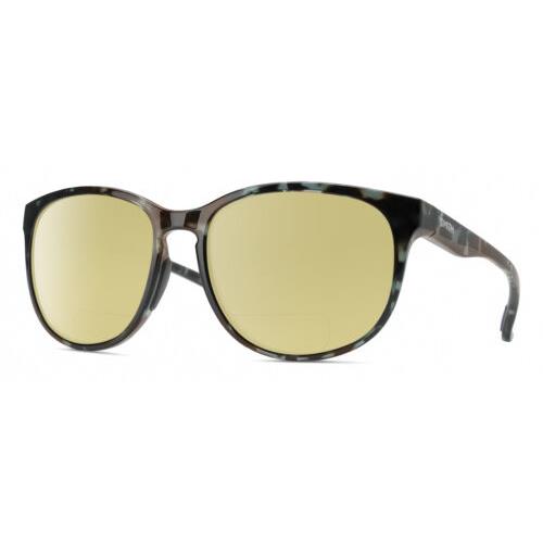 Smith Lake Shasta Unisex Cateye Polarized Bifocal Sunglasses Tortoise Blue 56 mm Yellow