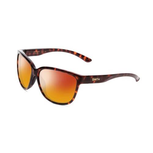Smith Monterey Women`s Polarized Sunglasses 4 Options Cateye Tortoise Gold 58 mm Red Mirror Polar
