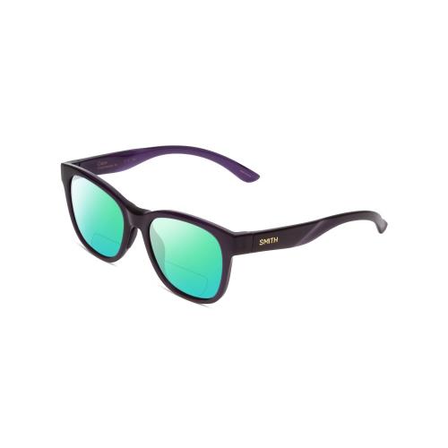 Smith Caper Cateye Women Polarized Bi-focal Sunglasses in Black 53 mm 41 Options Green Mirror