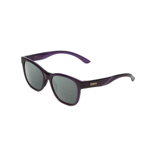 Smith Caper Cateye Women Polarized Bi-focal Sunglasses in Black 53 mm 41 Options Grey