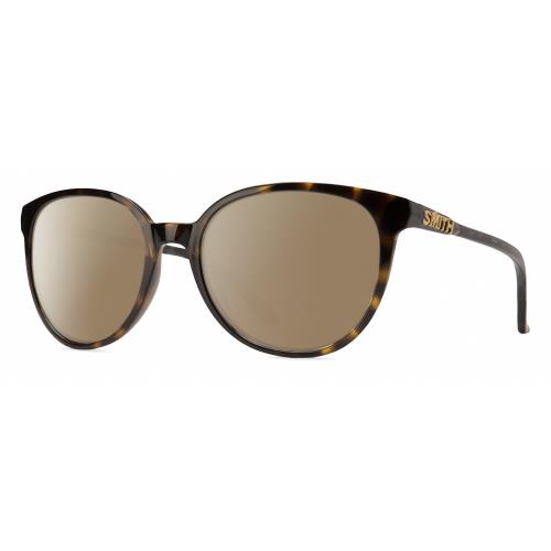 Smith Cheetah Cateye Polarized Sunglasses Alpine Tortoise Havana Brown Gold 54mm