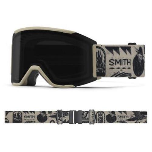 Smith Squad Mag Goggles Jess Mudget Chromapop Sun Black+bonus