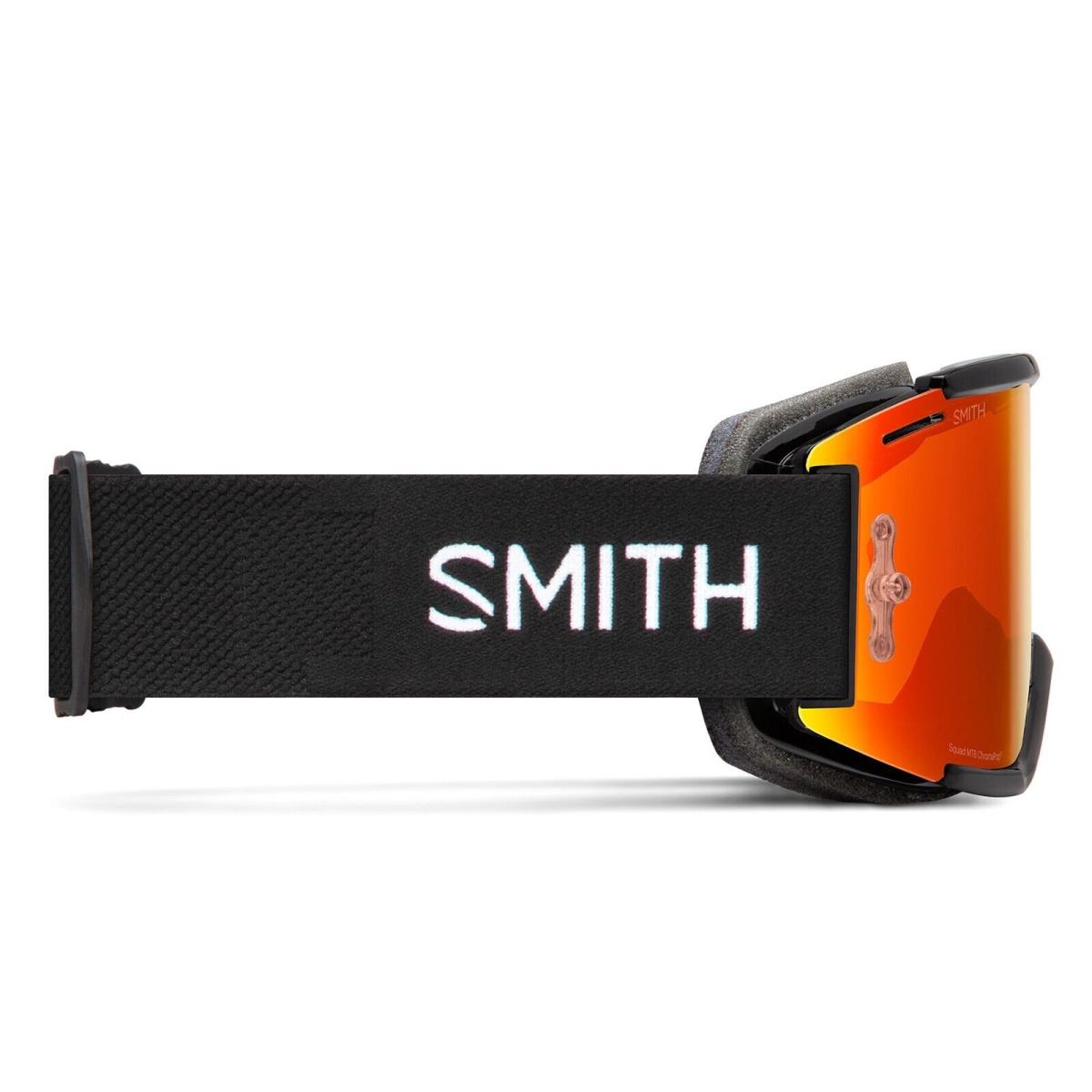 Smith Squad Mtb / Bike Goggles Black Chromapop Everyday Red + Bonus Lens - Frame: Black