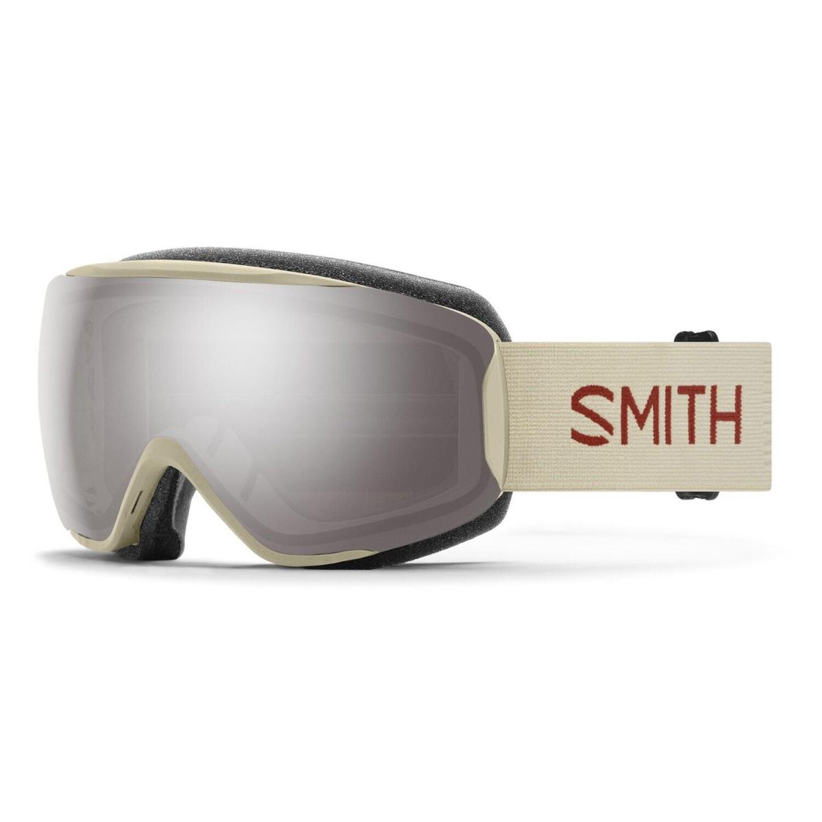 Smith Moment Ski / Snow Goggles Bone Flow Frame CP Sun Platinum Mirror Lens