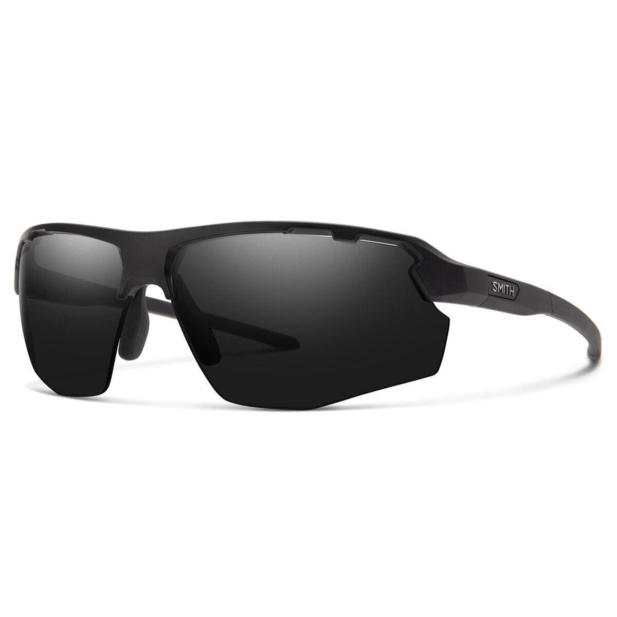 Smith Resolve Sunglasses Matte Black Frame Chromapop Black Lens + Bonus