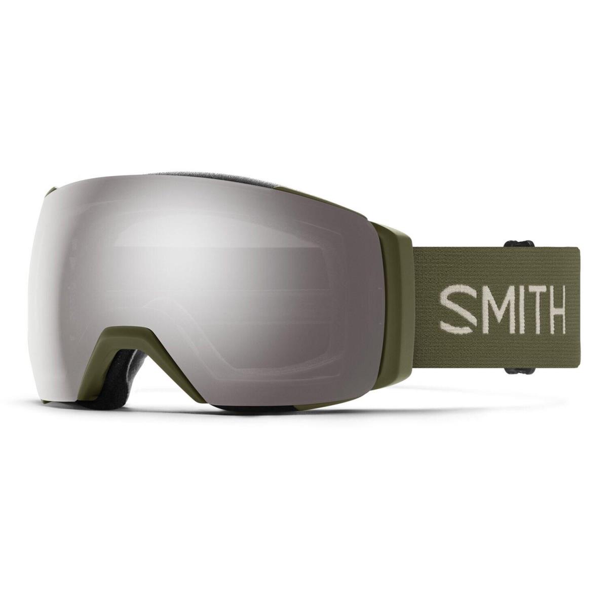 Smith I/o Mag XL Ski / Snow Goggles Forest Chromapop Sun Platinum Mirror +bonus