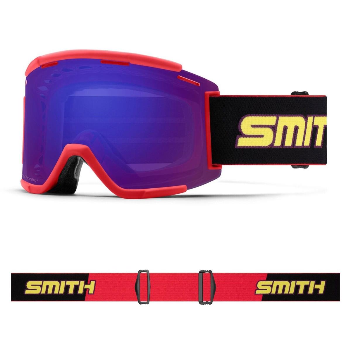 Smith Squad XL Mtb/bike Goggles Archive Wild Child CP Everyday Violet +xtra Lens