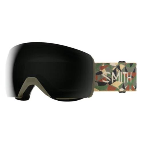 Smith Skyline XL Snow Goggles Alder Geo Camo Chromapop Sun Black Lens 2022