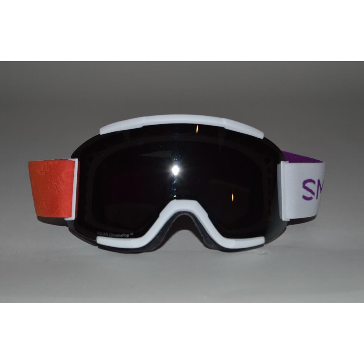 Smith Squad Goggles Chromapop Lens Sun Platinum Mirror/yellow Gus Kenworthy