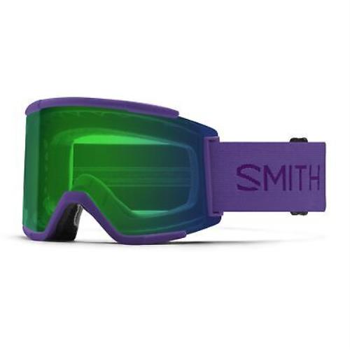 Smith Squad XL Snow Goggles Purple Haze Frame Chromapop Everyday Green Mirror - Frame: Purple Haze, Lens: ChromaPop Everyday Green Mirror