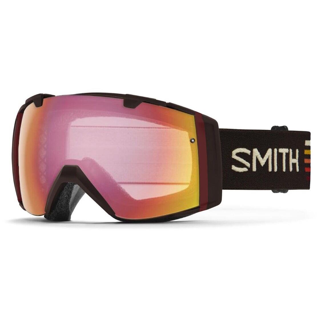 Smith IO AF Snow Goggles-morel Sunset-photochromic Red Sensor Mirror+clear