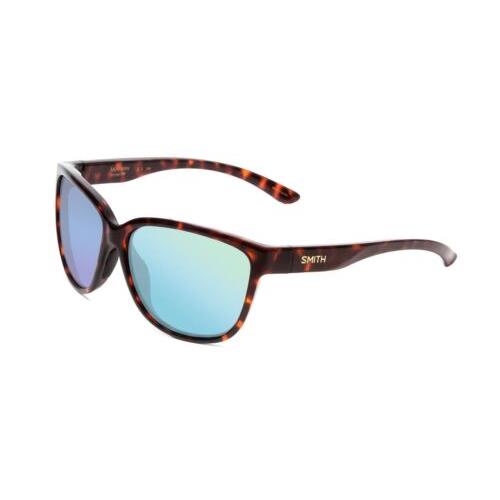 Smith Monterey Cateye Sunglasses Tortoise Chromapop Green Mirror Polarized Glass - Frame: , Lens: