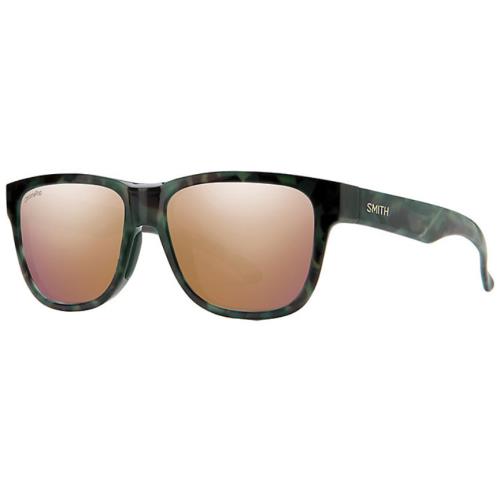 Smith Lowdown Slim 2 Sunglasses-camo Tort Tortoise-polarized CP Rose Gold