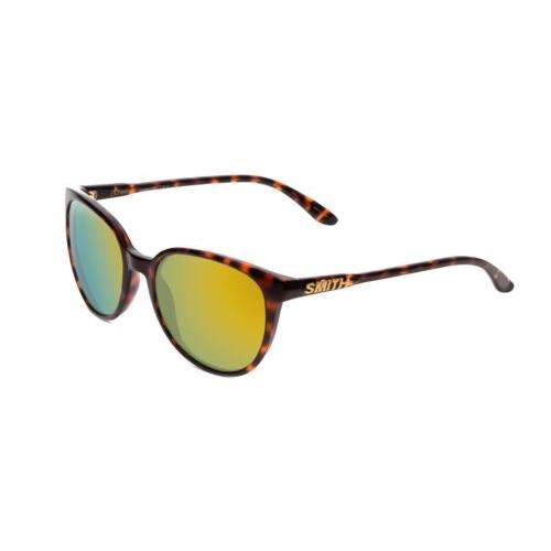 Smith Cheetah Lady Sunglasses Tortoise Brown Gold/cp Polarized Green Mirror 54mm